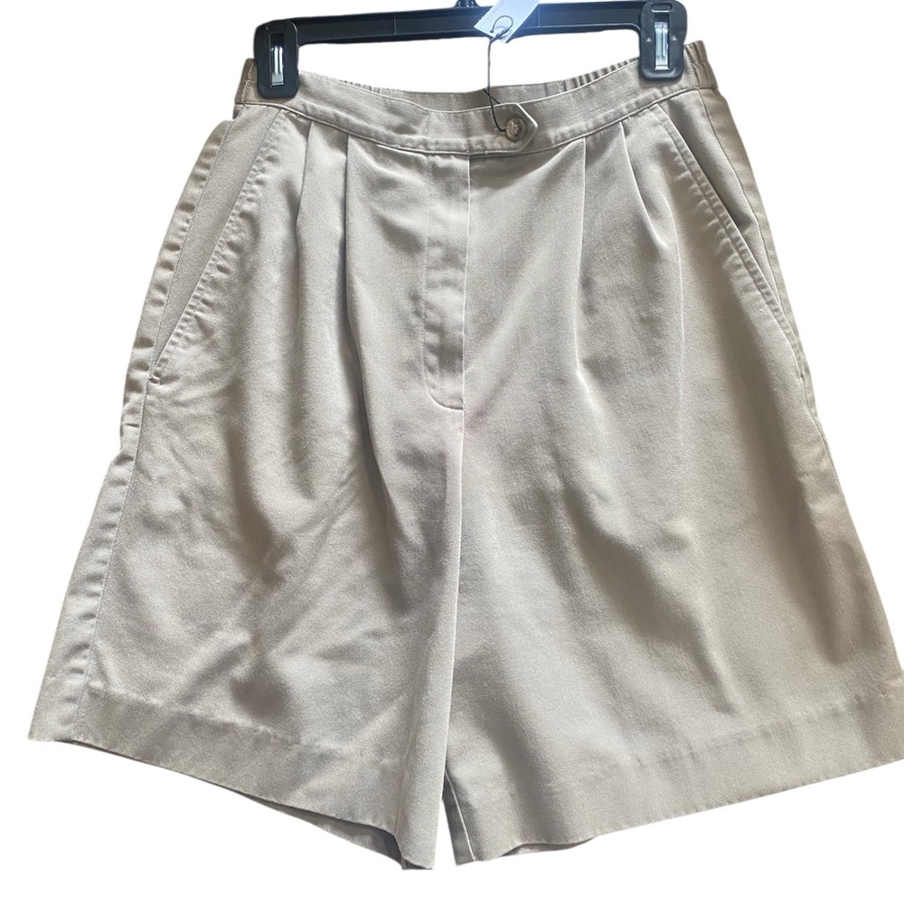 David Brooks Vintage 70’s Khaki Chino High Waist Shorts 8